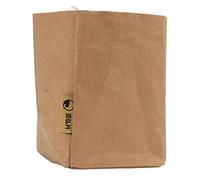 Pwshymi Sacs de Rangement en Papier Kraft, Sac étanche pour Aliments et Pots de Fleurs pour la Maison et le Bureau, Couleur Peau de Vache, 1 unité (Grand 30cm)
