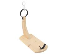 Pwshymi Support à Jambon Stable en Bois pour Découper et Trancher le Jambon Espagnol - Présentation élégante pour Recevoir des Invités - Support à en Bois de Pin pour les Dîners de Vacances, 1 X à