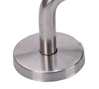Pwshymi Support de Main Courante en Acier Inoxydable, Design Moderne et Robuste pour Escaliers et Utilisation Intérieure et Extérieure, 1 X Support de Main Courante (Mobile Plate)