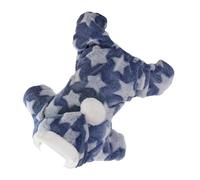 Pwshymi Sweat à Capuche en Polaire pour Chien, Design en Polaire Corail (S) | Imprimé étoiles élégant, tissu en polyester doux, facile à porter et à nettoyer