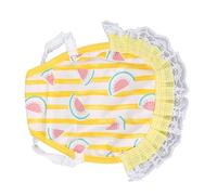 Pwshymi Tablier de Selle de Poule Double Couche en Coton pour Protection des Plumes de Poulet, Design Doux et Confortable, adapté à Toutes Les Tailles, 1 unité (Pastèque)