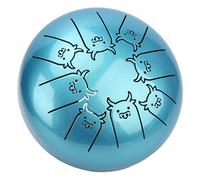 Pwshymi Tambour de Langue 8 Notes, Beaux Sons pour la Méditation, le Yoga, la Relaxation, 5,5 Pouces en Acier, Alliage de Ti, Bleu