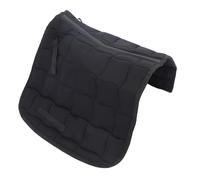 Pwshymi Tapis de Selle de Cheval Professionnel Respirant, équipement D'équitation Confortable et Durable pour L'entraînement au Saut, Tissu éponge en Coton, 98x57cm (Noir)