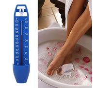 Pwshymi Thermomètre à Eau avec Cordon, Grand écran, Facile à Lire, pour Aquarium et Piscine, Utilisation Toute L'année