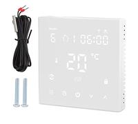 Pwshymi Thermostat Intelligent à écran Tactile, Affichage Numérique pour Le Contrôle du Chauffage Domestique, WiFi 90-240V, Matériau ABS