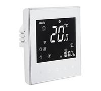 Pwshymi Thermostat Intelligent, Dispositif de Chauffage à écran Tactile LCD Programmable pour Usage Domestique, Blanc 95-240V