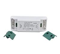Pwshymi Transformateur D'alimentation LED pour éclairage Domestique, 18W, 12V DC, Adaptable pour Bande Lumineuse Flexible ABS