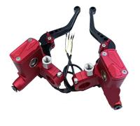 PX6 Brake Embrayer Pompe Pump Master Cylinder Hydraulic 7/8 "12,7 mm Piston CNC Compatible avec Les Accessoires de Moto de Moto(Red)