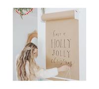 PXAMORTEL Distributeur de papier kraft, Porte-rouleau de papier mural avec rouleaux de 50 mètres for menus et autres supports de prise de notes, œuvres d'art et calendriers(Width 37cm/14.6in)