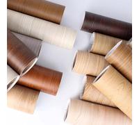 PXAMORTEL Papier peint effet bois à décoller et coller Tailles multiples multicolores auto-adhésives en bois de film de PVC d'effet for des meubles et des murs(Holzoptik Folie 06,61W x 300L cm)