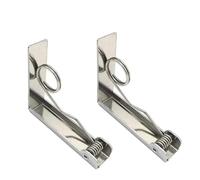PXAMORTEL Pinces à Nappe en Acier Inoxydable, 4 pièces, Pinces de Grand diamètre 6CM for l'extérieur et l'intérieur