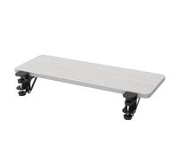 PXAMORTEL Plateau d'extension de Bureau, Plateau d'extension de Bureau à Pince, Support d'accoudoir Pliable sans Perforation, Multicolore, Plusieurs Tailles(White B,L 55*W 24cm)