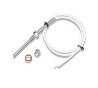 PXAMORTEL Preuve de l'eau d'acier inoxydable de la sonde 10K 50K 100K de thermistance filetée par M8 de NTC(100K-20mm)