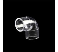 PXAMORTEL Raccords pour Tubes Transparents en Acrylique, Lot de 2 raccords coudés à 90 degrés en Acrylique Transparent, Coudes en Acrylique for tuyaux en Forme de L(20mm)