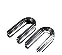 PXAMORTEL Raccords pour Tubes Transparents en Acrylique, Lot de 2 Tubes en U en Acrylique for Stands d'exposition, Aquarium, réservoir Transparent, Tube à air en Forme de U(25mm)