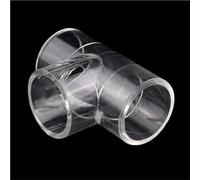 PXAMORTEL Raccords pour Tubes Transparents en Acrylique, Raccord de Tuyau en L à 90 degrés, connecteur de Tuyau en Acrylique Transparent épais(White,20mm)