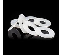 PXAMORTEL Rondelle Plate en Caoutchouc de Silicone, Lot de 10 Joints toriques en Silicone de qualité Alimentaire, Joints Plats en Caoutchouc de Silicone, Bague d'étanchéité épaisse de 2 mm(16x4x2mm)