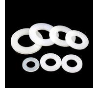 PXAMORTEL Rondelle Plate en Caoutchouc de Silicone, Lot de 30 Joints Plats en Silicone, diamètre intérieur 2, 2,5, 3 mm, for Tuyau d'arrosage, épaisseur 1, 1,5 mm(8x14x3)