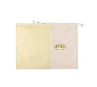 PXAMORTEL Sac à Pain réutilisable en Lin Sac à Pain en Lin, Paquet de 2, Cire d'abeille, levain, Doublure Amovible Lavable, Multicolore(1pcgreen Beeswax)