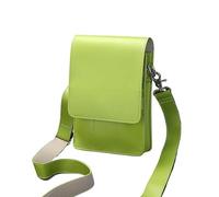 PXAMORTEL Sac de Coiffure 1 pièce en Cuir PU for Ciseaux à Cheveux, Sac à Pinces, étui for Ciseaux de Coiffure, étui avec Ceinture, Sac de barbier(Light Green)