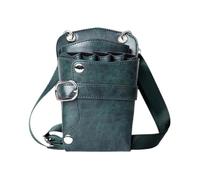 PXAMORTEL Sac de Coiffure, Sac à Ciseaux à Cheveux, Pinces, Peigne, étui de Coiffure, étui à Ciseaux à Cheveux, Pochette de Support, Sac de Taille de Salon, Sac en Cuir PU, Sac de barbier(C)