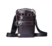 PXAMORTEL Sac de Coiffure, Sac à Ciseaux à Cheveux, Pinces, Peigne, étui de Coiffure, étui à Ciseaux à Cheveux, Pochette de Support, Sac de Taille de Salon, Sac en Cuir PU, Sac de barbier(D)