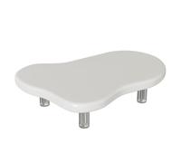 PXAMORTEL Table d'appoint en Acrylique, Table Basse, Table Basse Cloud en Bois avec 3 Pieds en Acrylique, Plusieurs Tailles(100cm/39in)