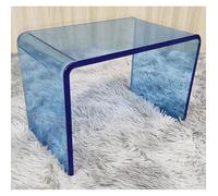 PXAMORTEL Table d'appoint en Acrylique, Table Basse, Tabouret et Table Basse en Acrylique Multicolore 12,699 Pouces(Blue)