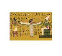 PXBDUASIE Égypte ancienne Oeuvre D'art Toile Art Affiches Et Impressions Peintures Mur Art Impressions Sur Toile Pas D'images Pour La Décoration De Salon Moderne 16x24inch(40x60cm)