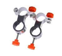 Pxcewdcx Clip de fixation pour parapluie, pince de parapluie de pêche haute résistance en alliage d'aluminium, clip de montage avec bouton à vis réglable, installation facile, support de parapluie