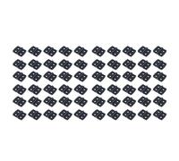 PXDOHQAW Charnières de Porte En Plastique Noir Renforcé, 60 Pièces, 40 Mm X 30 Mm, Quincaillerie de Meubles