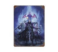 PXFJHGLKN Poster de jeu Heroes of Might And Magic V - Décoration murale en métal - Décoration de bar moderne - 40 x 30 cm