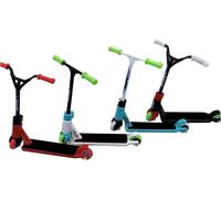 Pxiryanlow Lot de 4 trottinettes professionnelles en alliage de métal pour une utilisation avec les obstacles de la touche, les parcs et les compétitions, skateboards, en alliage + plastique