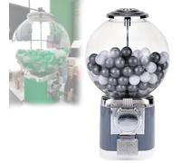 PxkVrin Distributeur Automatique De Capsules, Distributeur Automatique De Bonbons, Machine Gashapon à Dosettes De Café, avec 100 Balles, pour Le Commerce. Gray