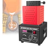 PxkVrin Four de Fusion électrique de 3 kg pour métaux, kit de Four de Fusion à 2102℉/1150℃, Fusion Rapide en 3 à 5 Minutes, pour Bijoux en Or/Argent et coulée de cuivre/Aluminium. Red-2kg