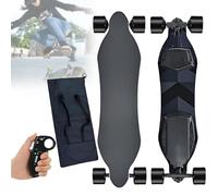 PxkVrin Longboard électrique, Skateboard électrique, Vitesse maximale de 40 mph, capacité de Charge de 150 kg, pour Les déplacements sur Le Campus et en Ville. Grey