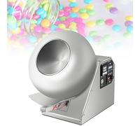 PxkVrin Machine d'enrobage de Sucre, Machine d'enrobage Automatique de comprimés, Vitesse de Rotation réglable, pour Les Industries pharmaceutiques et Alimentaires.