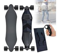 PxkVrin Skateboard électrique Tout Terrain avec télécommande, capacité de Charge de 150 kg, pour Une Utilisation sur Campus et en Ville. Grey