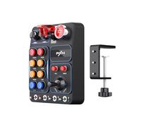 PXN CB1 Boîtier à boutons multifonction pour PC Windows, simulateur de course USB PC avec 30 boutons programmables et éclairage RVB réglable pour camion ETS2 Hub Sim Jeux de course