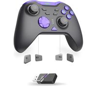 PXN P5 8K Manette de Jeu Sans Fil - 2,4G, Puce 8K, 2000Hz, Joysticks Capacitifs, Gâchettes Hall, Fonctions Turbo et Macros - Manette Pour PC/Switch/Steam Deck/Android/iOS