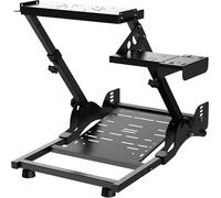 PXN Support Volant - A10 Pliable & Réglable Racing Wheel Stand | Cadre robuste de 10,4 kg, cockpit de course SIM, ajustement universel pour V10/V99/VD4/VD6, G29/G920/G923, R3/R5, T248