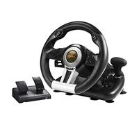 PXN V3 Pro Volant, Volant de Course 180 Degree, Volant with avec Pédales, Volant pour Xbox One, PC(Windows 7/8/10/11), Xbox Series X|S, PS4, PS3, Switch - Noir