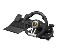 PXN V3IIIB Volant de Course avec Pédales, Retour de Vibratoire, 180° Volant pour PC, Xbox, PS3, PS4, Nintendo Switch