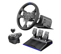 PXN V99 PC Racing Wheel avec pédales et shifter, volant 3NM Force Feedback pour Xbox One, Xbox Series X/S,PC, PS4