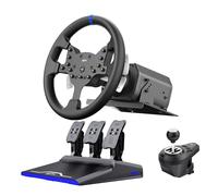 PXN-V99 Racing wheel Steering wheel 3.2nm force feedback gaming racing wheel 270/900 Dismantle with Hall magnetic induction pedal, 6+1 gear shift rod gaming steering wheel for pc/ps4/Xbox one/X-Series X/S