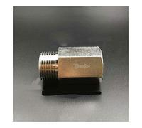 PXQCHAVLN Clapets Anti-Retour DN15 1/2 Pouce BSP Femelle à mâle en Laiton nickelé clapet Anti-Retour 1 Voie Anti-Retour Eau gaz Huile Hex Rud Min 2 Bar pneumatique