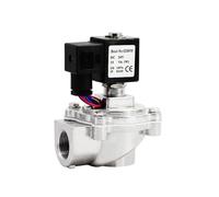PXQCHAVLN DMF-Z-20S/25/40/50J Électrovanne pneumatique à angle droit 1" DC24V