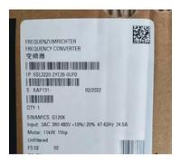 PXQCHAVLN Livraison Express 6SL3220-2YE26-0UF0 Neuf et scellé dans sa boîte 6SL32202YE260UF0 Garantie 1 an et Livraison Rapide