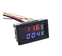 PXQCHAVLN Voltmètre-ampèremètre numérique 0,56'' CC 0-100 V CA 60-500 V 1 A 10 A 50 A 100 A Affichage LED Rouge/Bleu(Current Transformer,0-10A)