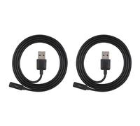 PxQuerantic 2 câbles de charge pour ZenWatch 2, chargeur de smartwatch avec interface à sonde, câble de charge USB avec contre les surcharges et les surtensions pour Zen